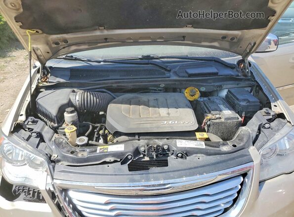 2C4RC1CG1GR190954 2016 CHRYSLER TOWN Золотой Вид подкапотного пространства