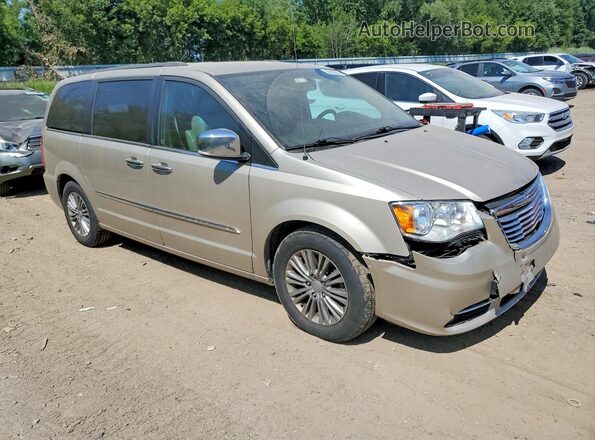 2C4RC1CG1GR190954 2016 CHRYSLER TOWN Золотой Передняя правая четверть