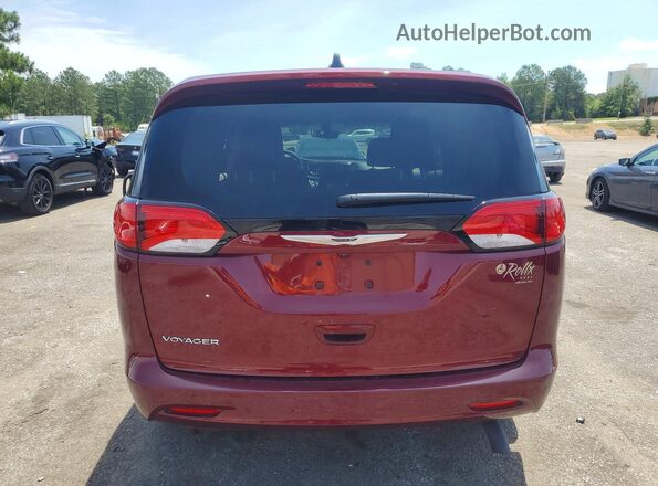 2C4RC1CG1NR135403 2022 CHRYSLER VOYAGER Burgundy Widok z tyłu