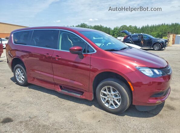 2C4RC1CG1NR135403 2022 CHRYSLER VOYAGER Burgundy Przód prawy