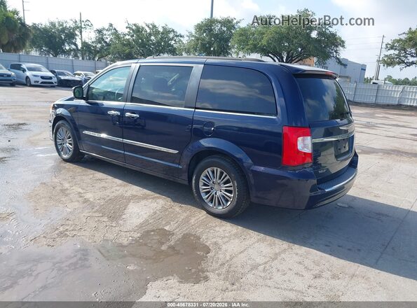 2C4RC1CG2GR104440 2016 CHRYSLER TOWN & COUNTRY Blue Задня ліва чверть