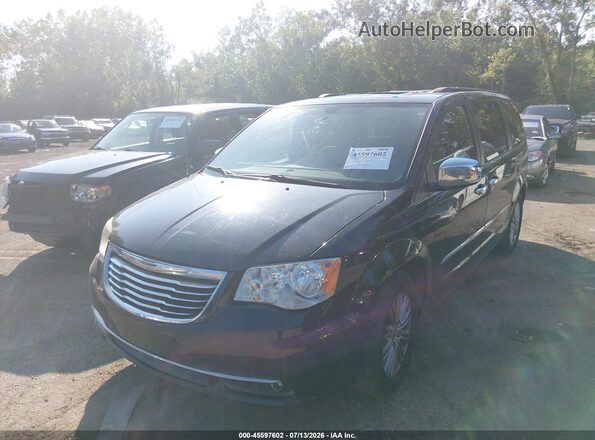 2C4RC1CG2GR190915 2016 CHRYSLER TOWN & COUNTRY Black Przód lewy