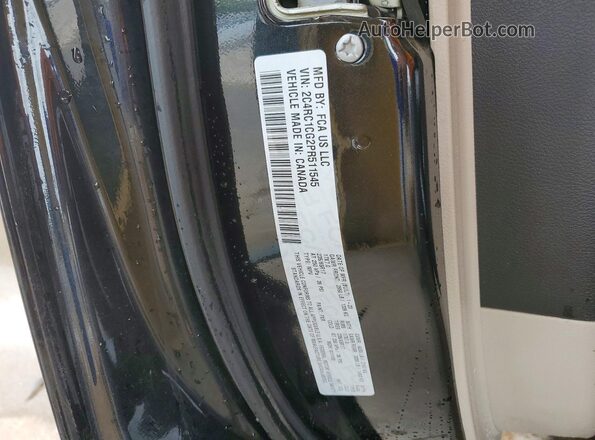 2C4RC1CG2PR511545 2023 CHRYSLER VOYAGER Black VIN sticker view