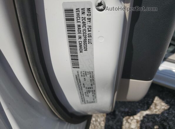 2C4RC1CG2PR602329 2023 CHRYSLER VOYAGER Белый Вид наклейки с VIN-кодом