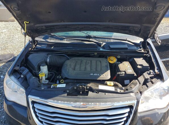 2C4RC1CG3GR121750 2016 CHRYSLER TOWN Черный Вид подкапотного пространства
