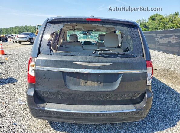 2C4RC1CG3GR121750 2016 CHRYSLER TOWN Черный Вид сзади