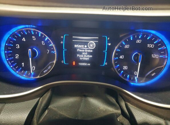 2C4RC1CG3HR684489 2017 CHRYSLER PACIFICA Gray Vista del cuadro de instrumentos