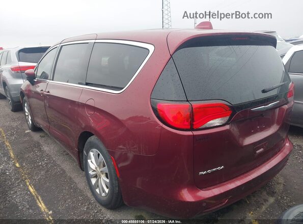 2C4RC1CG3JR106267 2018 CHRYSLER PACIFICA Maroon Rear left