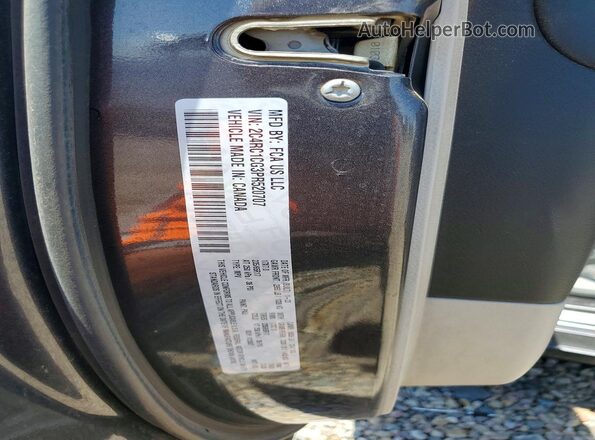 2C4RC1CG3PR520707 2023 CHRYSLER VOYAGER Charcoal Սալոնի 360 աստիճան տեսք