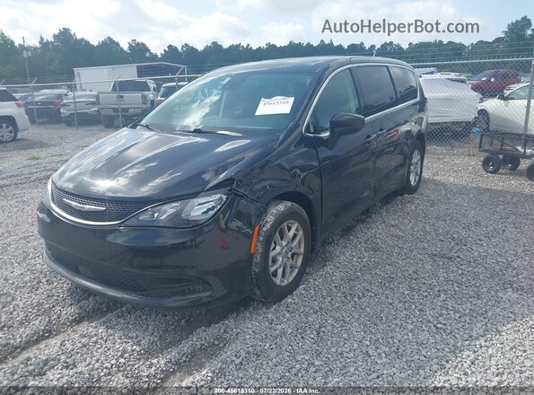 2C4RC1CG3PR525597 2023 CHRYSLER VOYAGER Black წინა მარცხენა ხედი სამი მეოთხედიდან