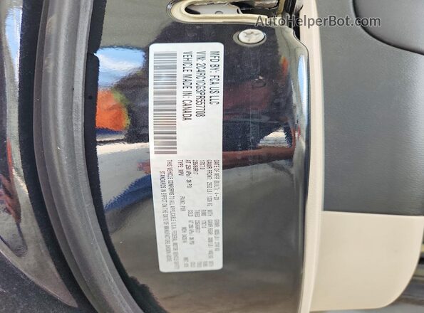 2C4RC1CG3PR557708 2023 CHRYSLER VOYAGER Черный Вид наклейки с VIN-кодом
