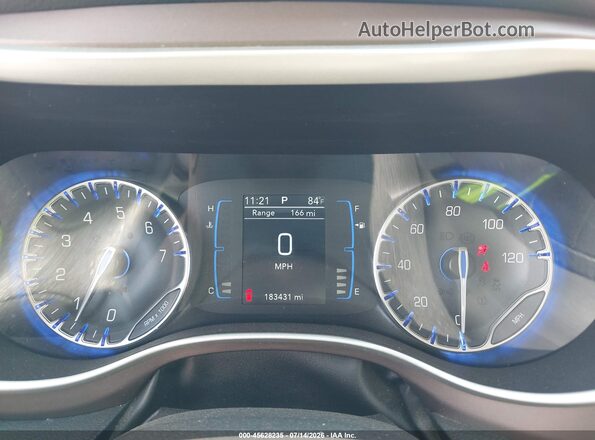 2C4RC1CG4HR519874 2017 CHRYSLER PACIFICA Gray Rear seats view
