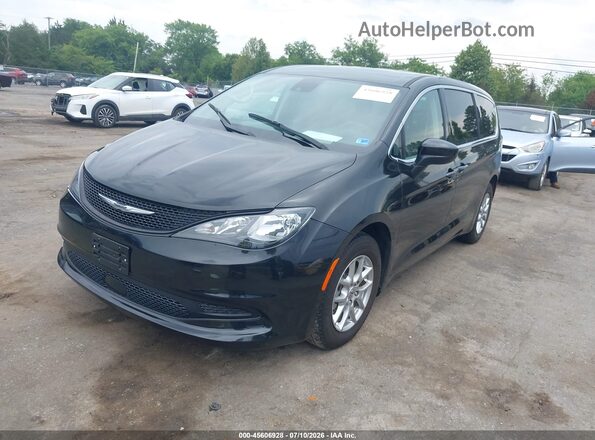 2C4RC1CG4NR165978 2022 CHRYSLER VOYAGER Black წინა მარცხენა ხედი სამი მეოთხედიდან