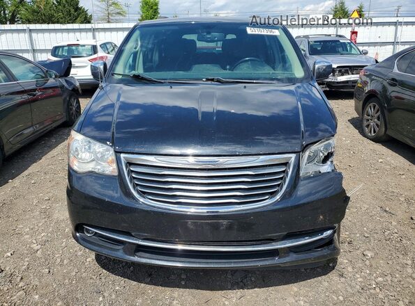 2C4RC1CG5GR200708 2016 CHRYSLER TOWN Black Դիմացի տեսք
