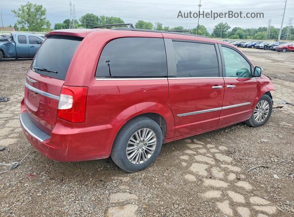 2C4RC1CG6GR174751 2016 CHRYSLER TOWN Burgundy უკანა მარჯვენა