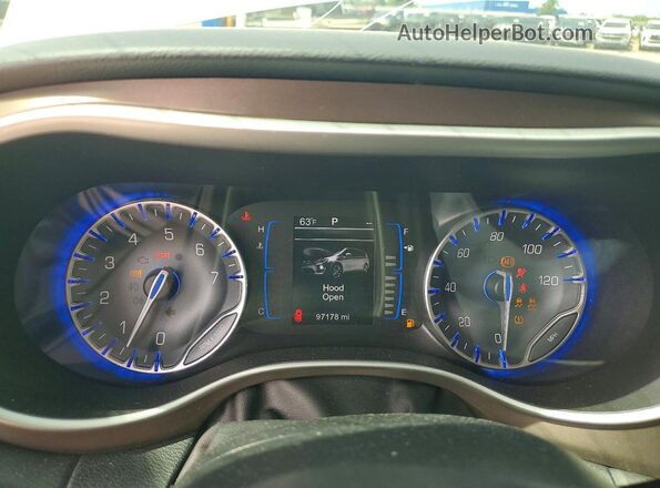 2C4RC1CG6HR708722 2017 CHRYSLER PACIFICA White Instrument cluster view