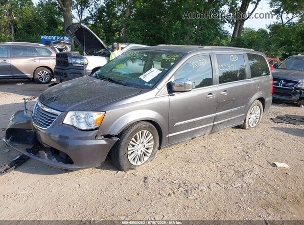 2C4RC1CG7GR222791 2016 CHRYSLER TOWN & COUNTRY Gray Передня ліва чверть