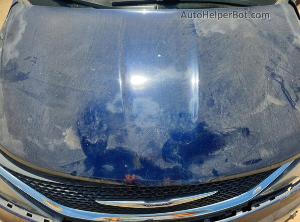 2C4RC1CG7LR134530 2020 CHRYSLER VOYAGER Blue Vista del compartimento del motor