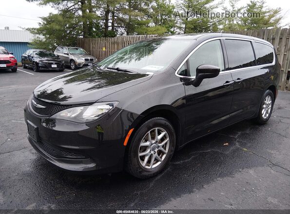 2C4RC1CG7MR577861 2021 CHRYSLER VOYAGER Black წინა მარცხენა ხედი სამი მეოთხედიდან