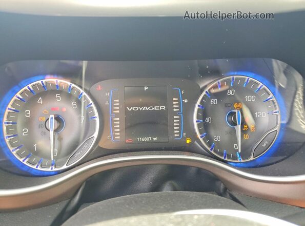2C4RC1CG7NR229544 2022 CHRYSLER VOYAGER Серый Вид щитка приборов