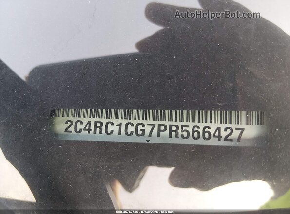 2C4RC1CG7PR566427 2023 CHRYSLER VOYAGER Red Vista del compartimento del motor