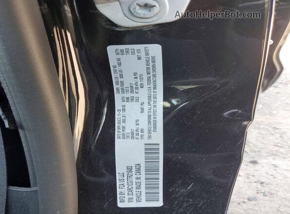 2C4RC1CG7TR216483 2026 CHRYSLER VOYAGER Black VIN կոդի պիտակի տեսք