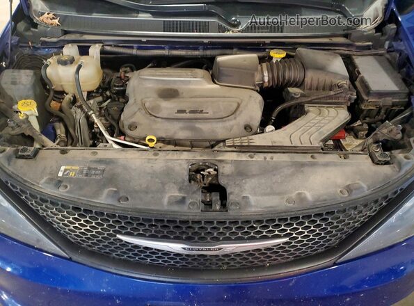 2C4RC1CG8MR574290 2021 CHRYSLER VOYAGER Blue Widok komory silnika