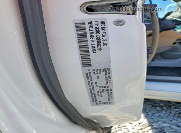 2C4RC1CG8NR102771 2022 CHRYSLER VOYAGER Белый Панорамный вид салона 360°