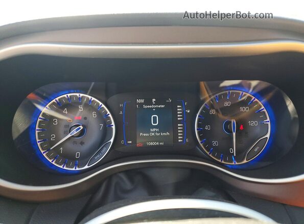 2C4RC1CG8NR102771 2022 CHRYSLER VOYAGER Белый Вид щитка приборов