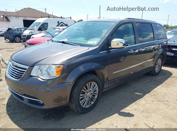 2C4RC1CG9GR175263 2016 CHRYSLER TOWN & COUNTRY Gray წინა მარცხენა ხედი სამი მეოთხედიდან