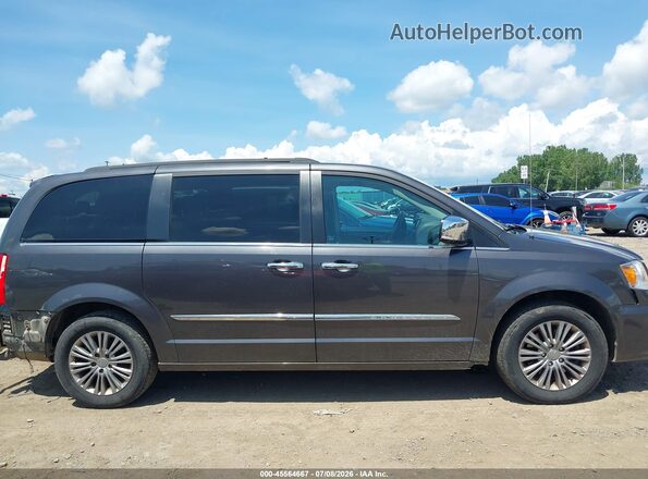 2C4RC1CG9GR175263 2016 CHRYSLER TOWN & COUNTRY Gray უკანა სალონის ხედი