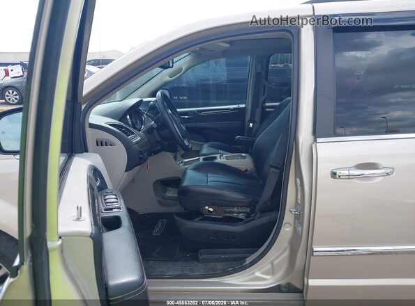 2C4RC1CG9GR253363 2016 CHRYSLER TOWN & COUNTRY Beige წინა სალონის ხედი