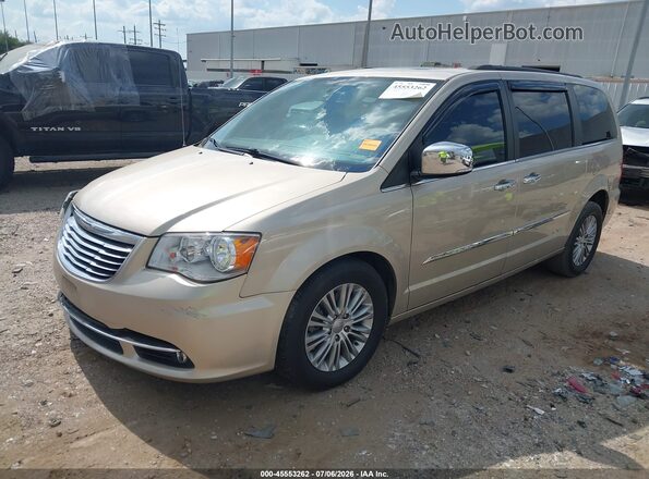 2C4RC1CG9GR253363 2016 CHRYSLER TOWN & COUNTRY Beige წინა მარცხენა ხედი სამი მეოთხედიდან