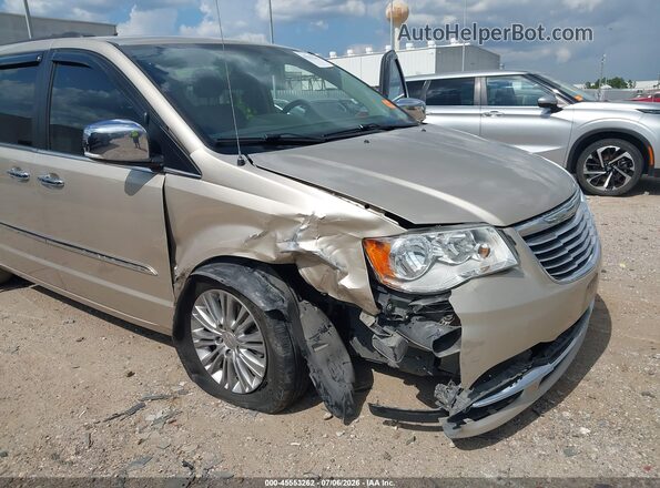 2C4RC1CG9GR253363 2016 CHRYSLER TOWN & COUNTRY Beige წინა ხედი