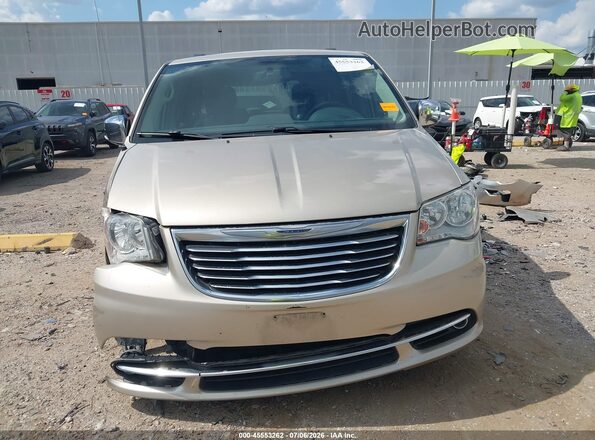 2C4RC1CG9GR253363 2016 CHRYSLER TOWN & COUNTRY Beige ხელსაწყოთა პანელის ხედი