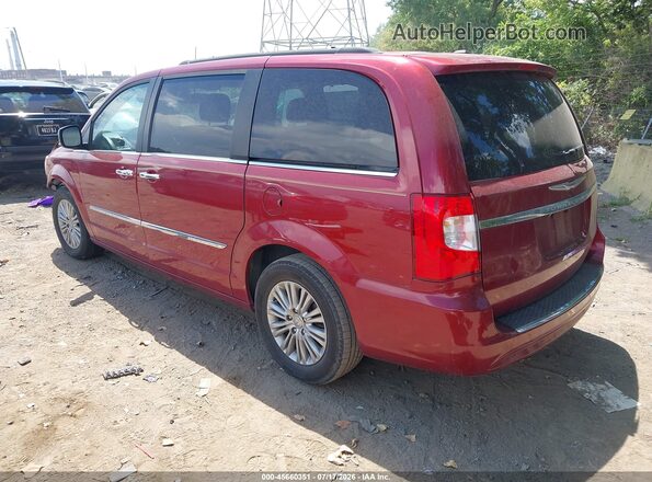 2C4RC1CG9GR302979 2016 CHRYSLER TOWN & COUNTRY Red Trasero izquierdo