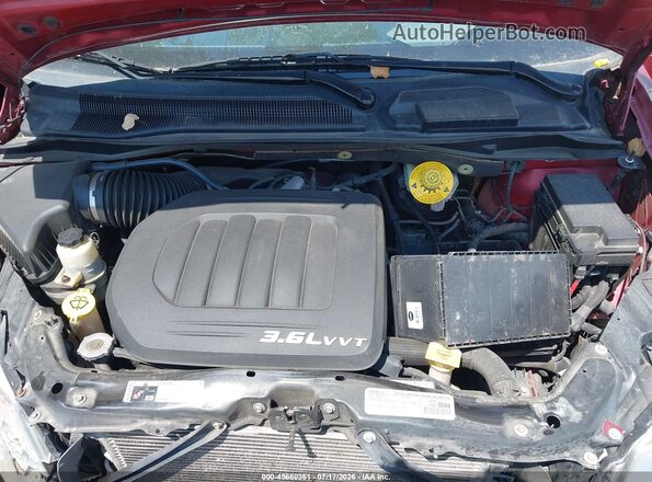 2C4RC1CG9GR302979 2016 CHRYSLER TOWN & COUNTRY Red Vista trasera