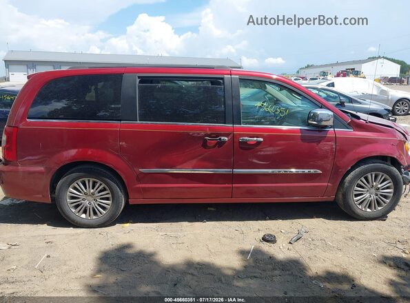 2C4RC1CG9GR302979 2016 CHRYSLER TOWN & COUNTRY Red Vista interior de 360 grados