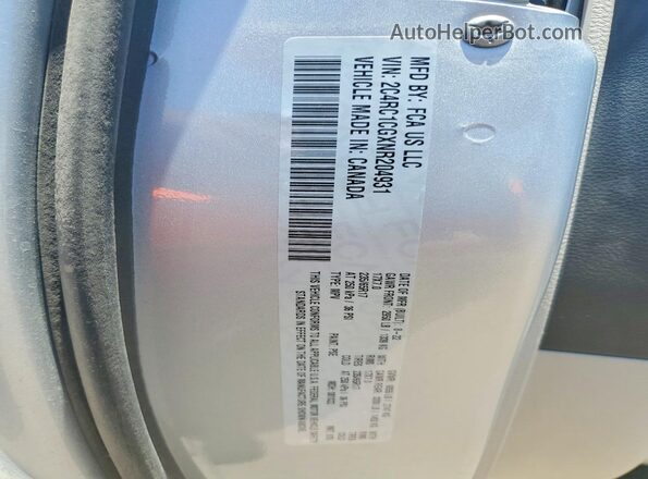 2C4RC1CGXNR204931 2022 CHRYSLER VOYAGER Серебряный Панорамный вид салона 360°