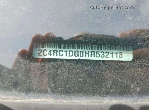 2C4RC1DG0HR532118 2017 CHRYSLER PACIFICA Темно-бордовый Вид наклейки с VIN-кодом
