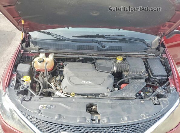 2C4RC1DG0HR532118 2017 CHRYSLER PACIFICA Темно-бордовый Вид подкапотного пространства