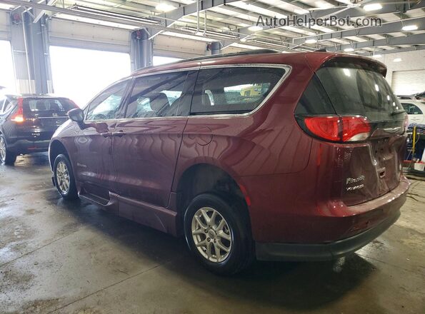 2C4RC1DG0MR556008 2021 CHRYSLER VOYAGER Burgundy Tył lewy