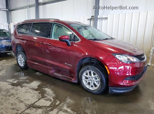 2C4RC1DG0MR556008 2021 CHRYSLER VOYAGER Burgundy Przód prawy
