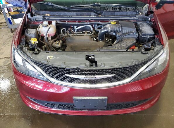 2C4RC1DG0MR556008 2021 CHRYSLER VOYAGER Burgundy Widok komory silnika