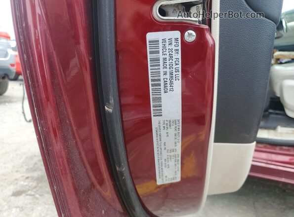2C4RC1DG1MR546412 2021 CHRYSLER VOYAGER Бордовый Панорамный вид салона 360°