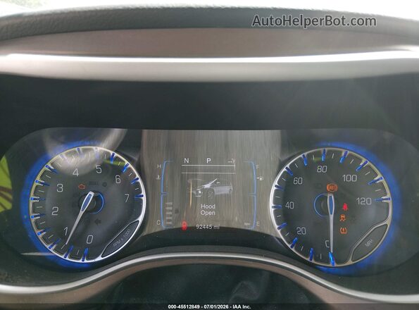 2C4RC1DG3HR708918 2017 CHRYSLER PACIFICA Tan უკანა სავარძლების ხედი