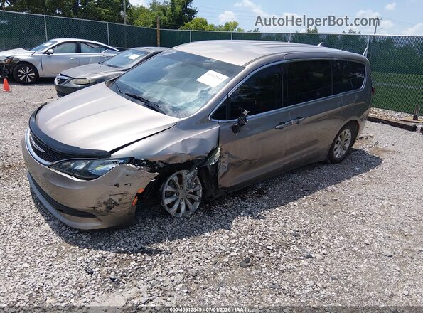 2C4RC1DG3HR708918 2017 CHRYSLER PACIFICA Tan წინა მარცხენა ხედი სამი მეოთხედიდან