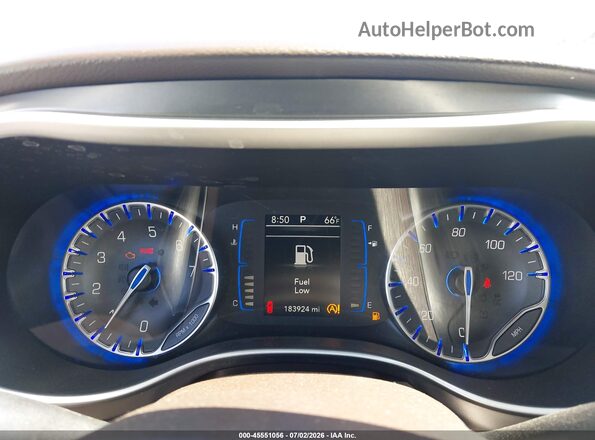2C4RC1DG3HR756693 2017 CHRYSLER PACIFICA Blue Rear seats view