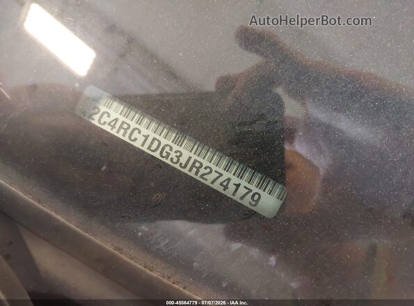2C4RC1DG3JR274179 2018 CHRYSLER PACIFICA Red Շարժիչի բաժամունքի տեսք