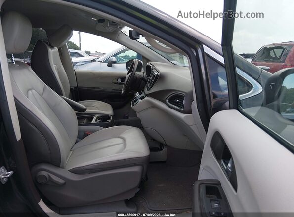 2C4RC1DG3MR505828 2021 CHRYSLER VOYAGER Gray Widok wnętrza z przodu